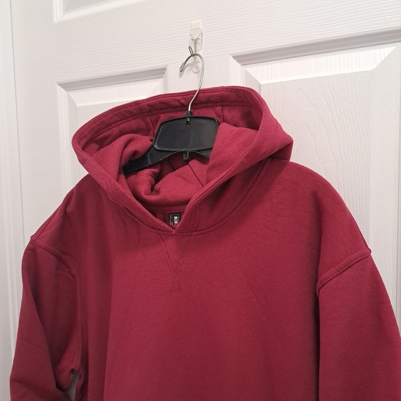 Kirkland Signature Hoodie Pullover Heavyweight Sweatshirt Red Women's XL - Picture 14 of 16